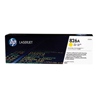 Cartouches de toner - Hp 826a toner laserjet jaune authentique
