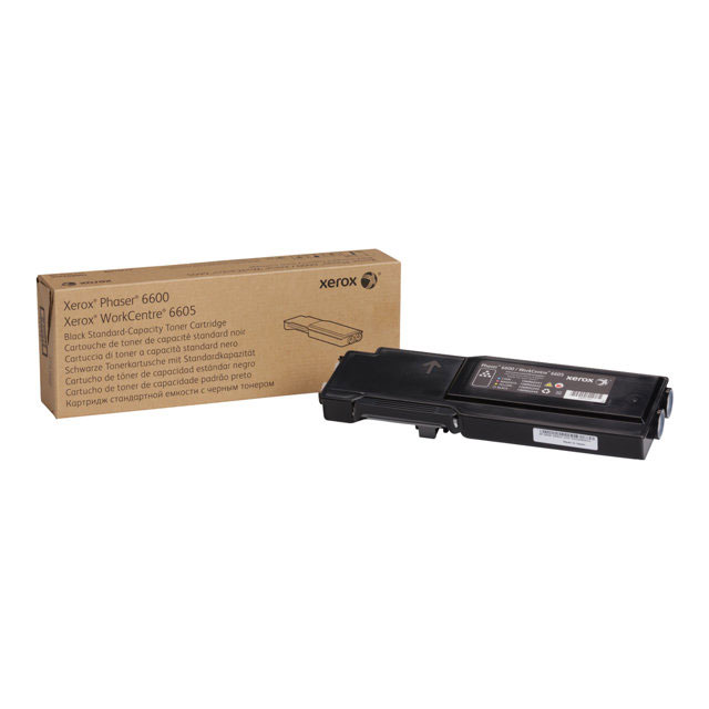 Cartouches de toner - Xerox cartouche de toner noir de capacit standard phaser 6600, workcentre 6605