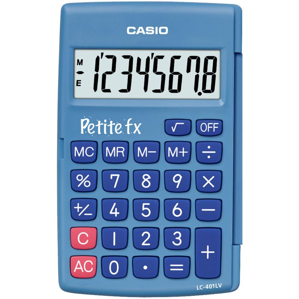 Calculatrice Casio Petite FX spciale classe CP  CE2 - Bleu