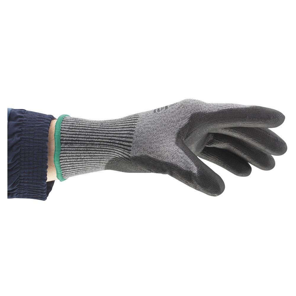 Gants anticoupures tactiles enduction polyurthane RAJA - Noir - Taille 9