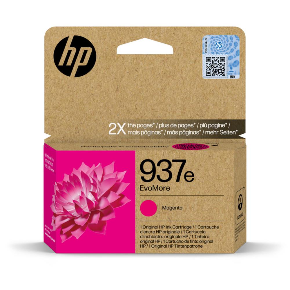 Cartouches pour imprimantes - Hp 937e cartouche d'encre authentique magenta evomore