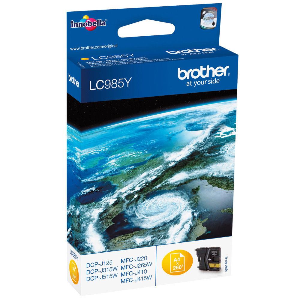 Cartouches pour imprimantes - Brother lc985y - cartouche d'encre originale - jaune