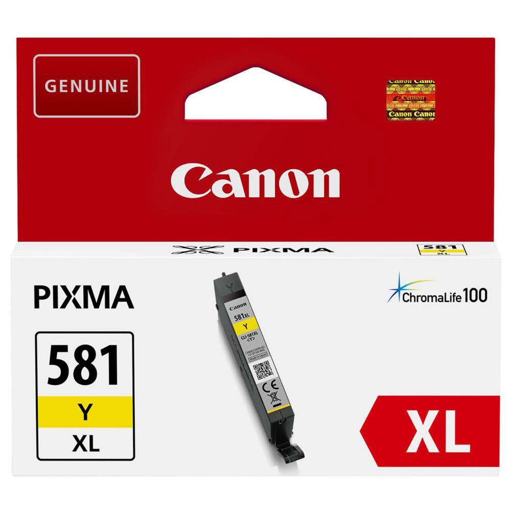 Cartouches pour imprimantes - Canon cartouche d'encre jaune cli-581xl