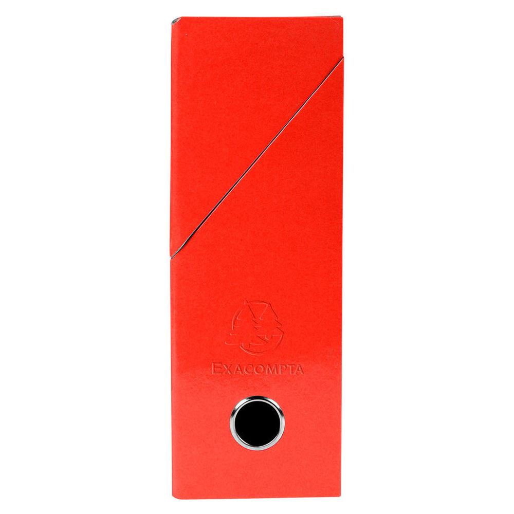 Bote de transfert Exacompta Iderama - carte lustre pellicule - dos 9,5 cm - 34 x 26 cm - rouge