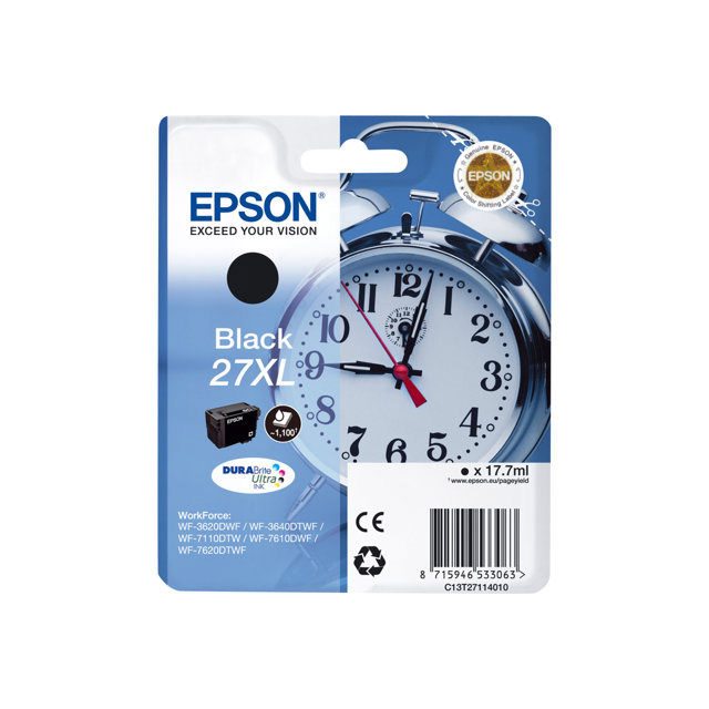 Cartouches pour imprimantes - Epson alarm clock cartouche "rveil" 27xl - encre durabrite ultra n