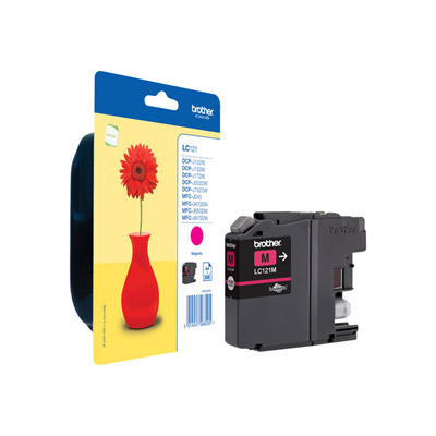 Cartouches pour imprimantes - Brother lc121mbp cartouche d'encre 1 pice(s) original magenta