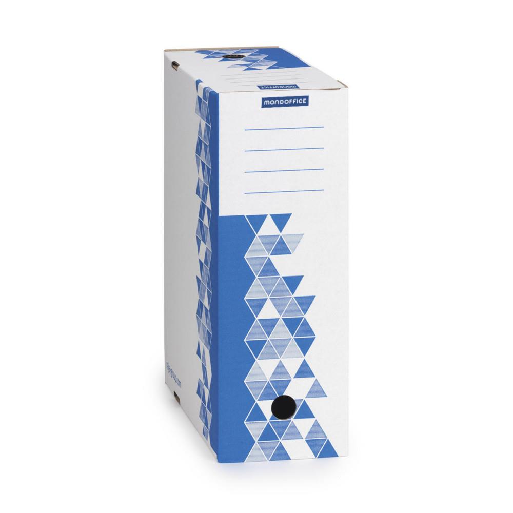 Bo�te archives Mondoffice Premium - Dos 12 cm - Bleu