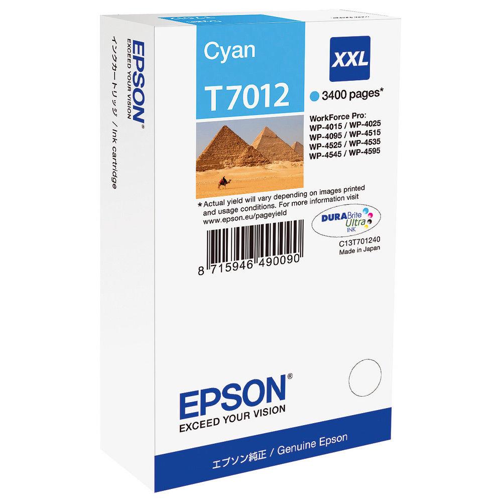 Cartouches pour imprimantes - Epson encre cyan xxl (3 400 p)