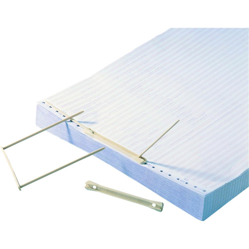 Relieur pour archives 10 cm plastique - Beige - bote de 100