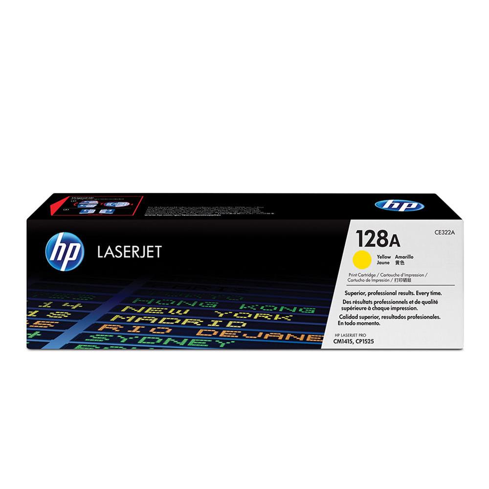 Cartouches de toner - Hp 128a toner laserjet jaune authentique