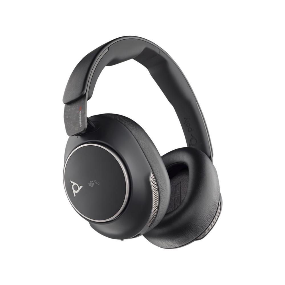 Casque sans fil Bluetooth Poly Voyager Surround 80 + Dongle USB-A et USB-C