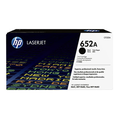 Cartouches de toner - Hp 652a toner noir laserjet authentique