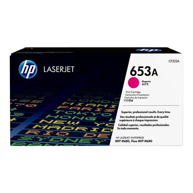 Cartouches de toner - Hp 653a toner magenta authentique laserjet