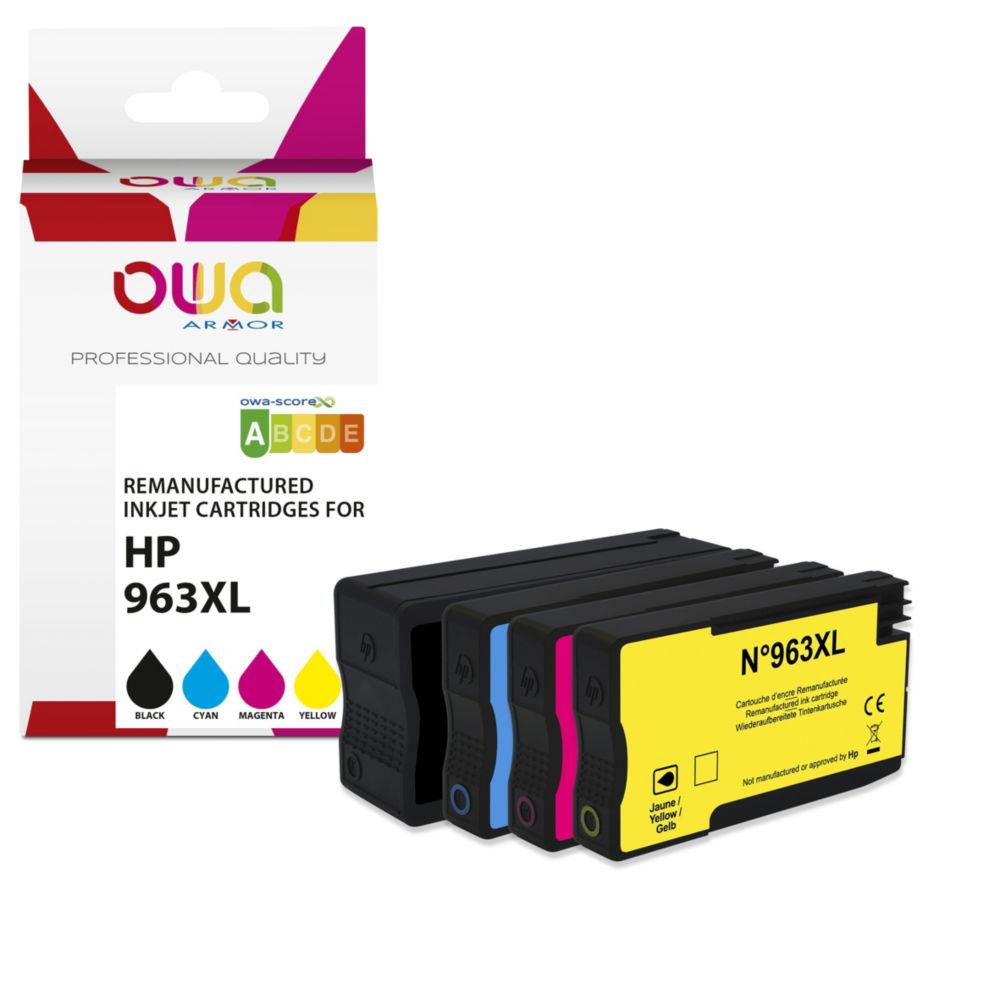 Cartouches pour imprimantes - Armor k10542ow cartouche d'encre 4 pice(s) compatible noir, cyan, magenta, jaune