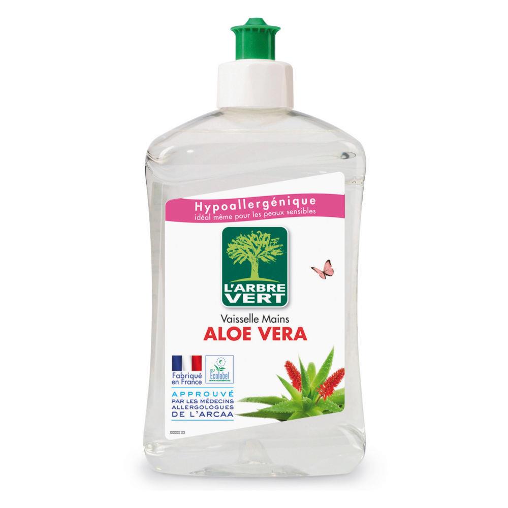 Liquide vaisselle cologique L'Arbre Vert - 500 ml - Parfum Aloe Vera