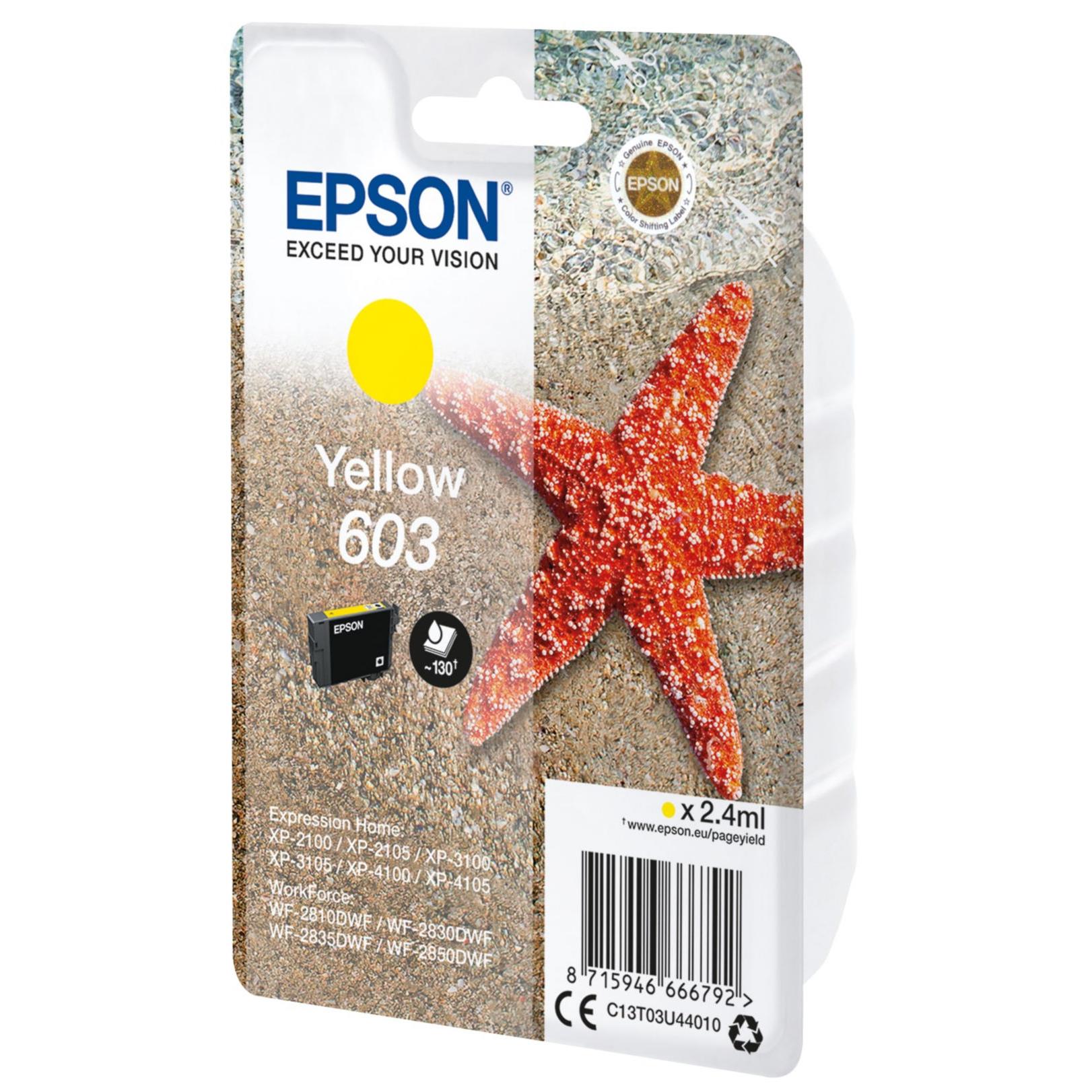 Cartouches pour imprimantes - Epson singlepack yellow 603 ink