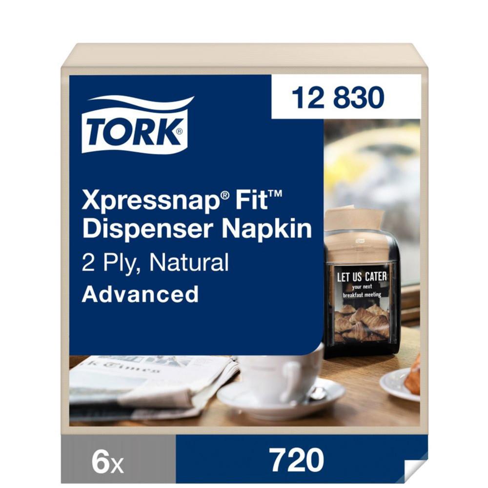 Serviettes naturelles Tork - lot de 720 - pour TORK N14