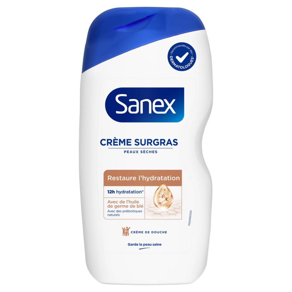 Cr�me de douche Sanex surgras Derma Care pour peaux s�ches - Flacon de 425 ml
