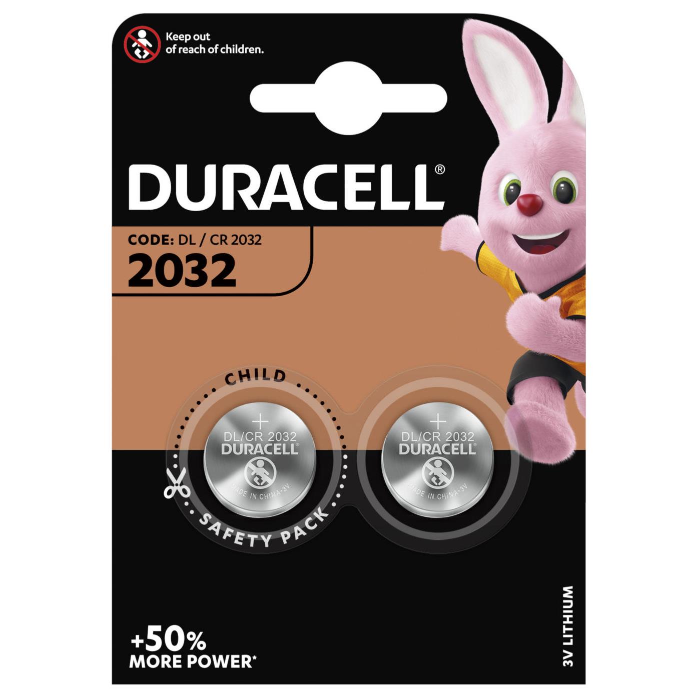Duracell 2032 batterie cr2032 2 pcs