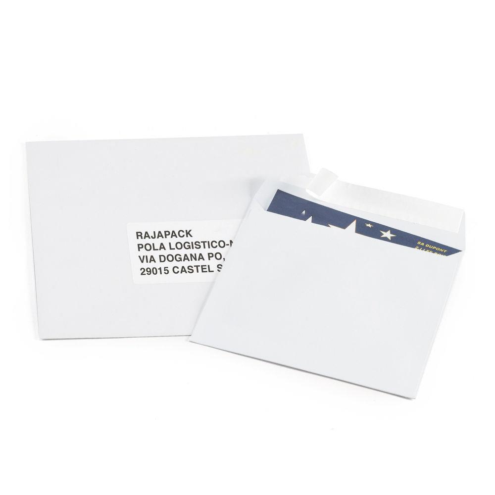 Enveloppe carre blanche - 150 x 150 mm - sans fentre - fermeture auto-adhsive - papier vlin 120 g