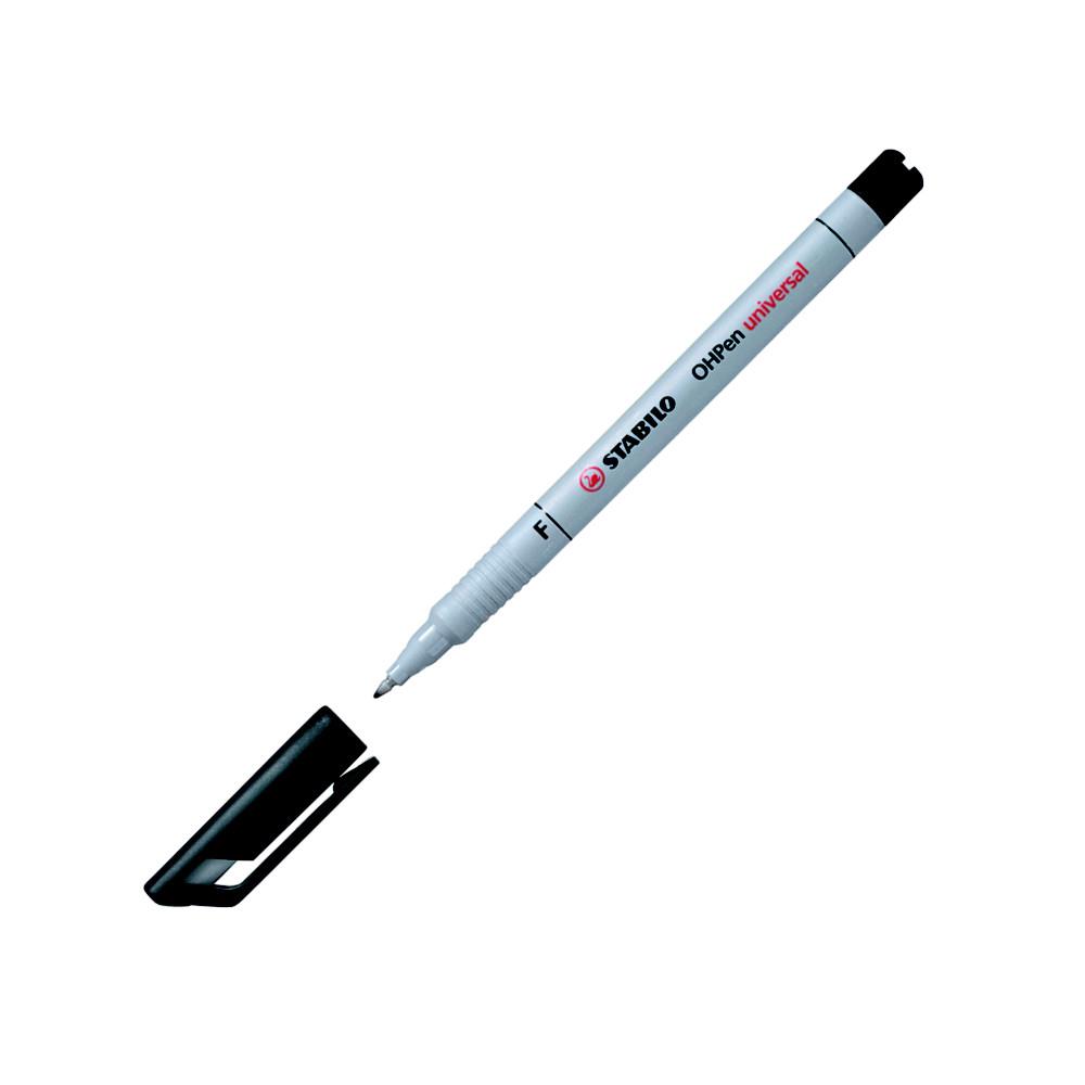 Marqueur non permanent Stabilo OH Pen - pointe fine - noir