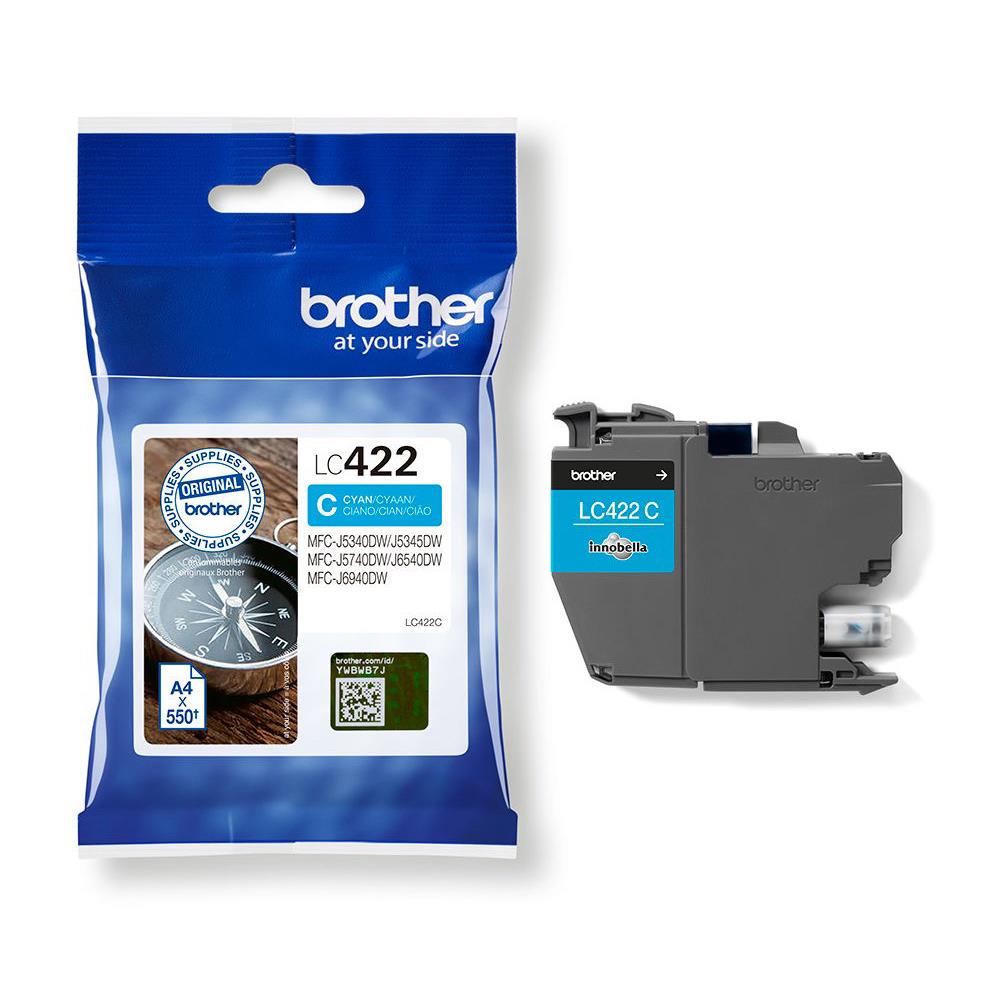 Cartouches pour imprimantes - Brother lc422c cartouche d'encre originale - cyan