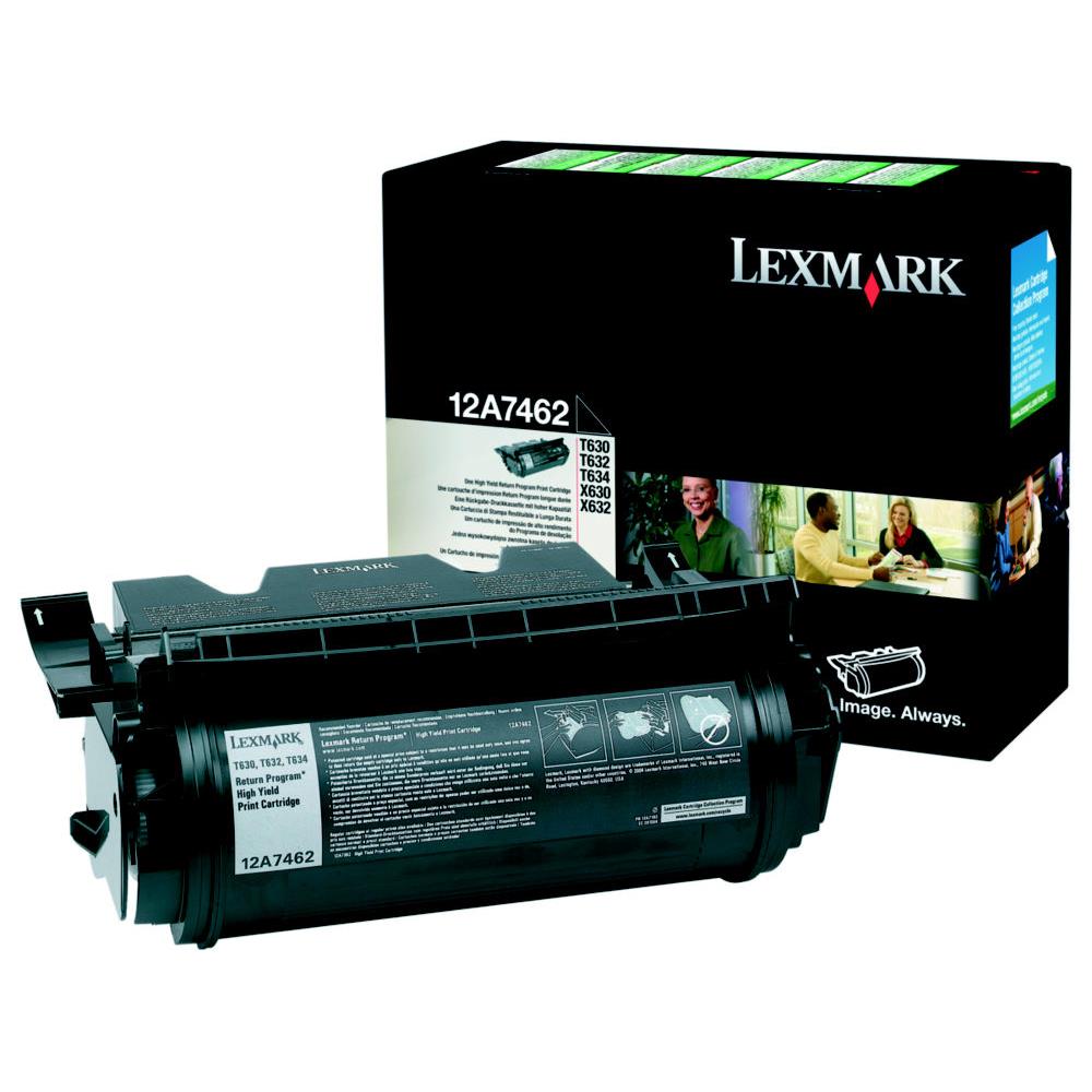 Cartouches de toner - Lexmark 12a7462 cartouche de toner 1 pice(s) original noir
