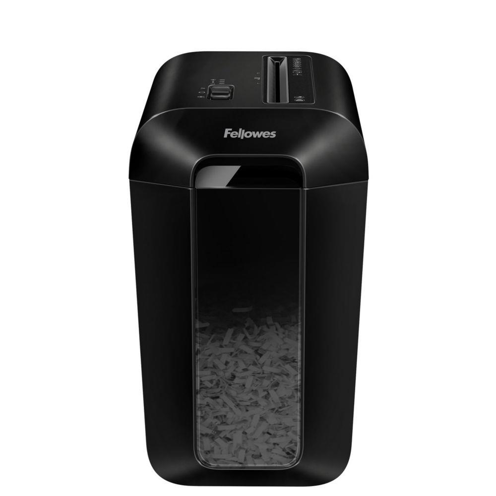Fellowes lx65 destructeur de papier destruction croise 4 cm noir
