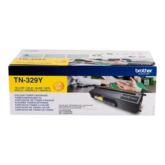 Cartouches de toner - Brother tn-329y - cartouche de toner originale - jaune