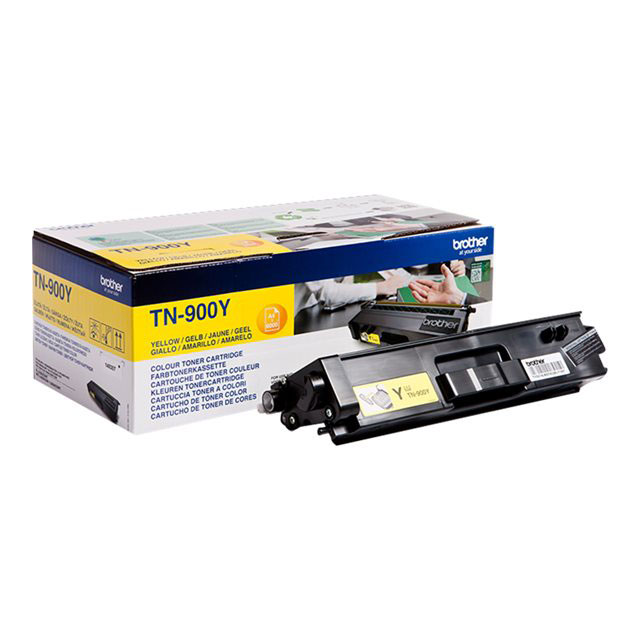 Cartouches de toner - Brother tn-900y - cartouche de toner originale - jaune
