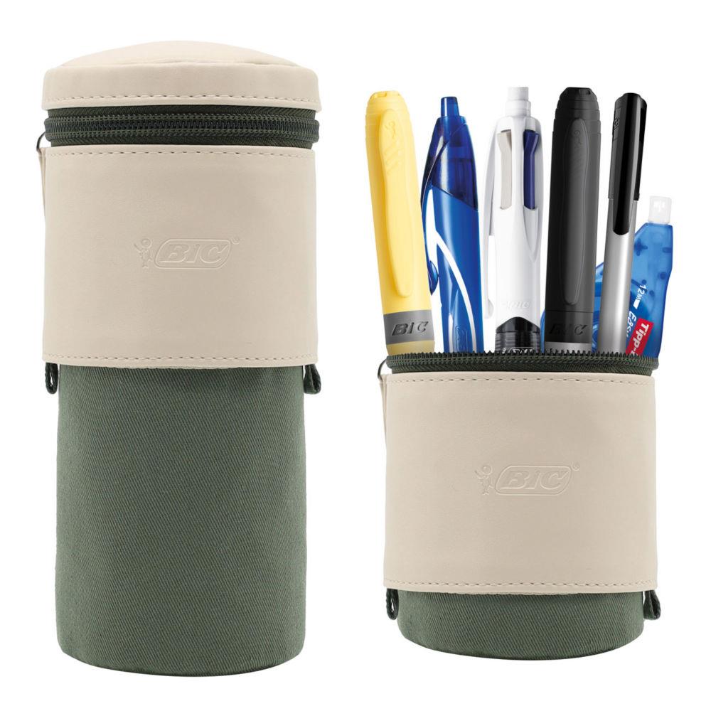 Trousse 2-en-1 Bic -trousse - pot  crayons - 6 lments