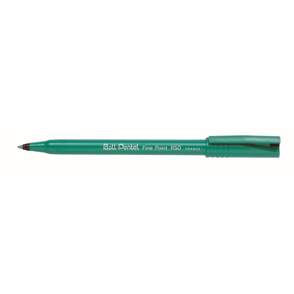 Feutre  bille Ball Pentel R50 - pointe 0,8 mm - encre noire