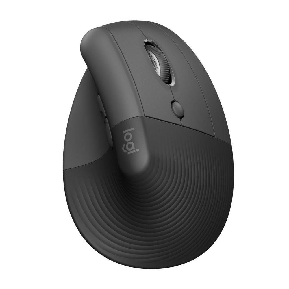 Souris ergonomique verticale sans fil Logitech Lift pour droitier - Noir