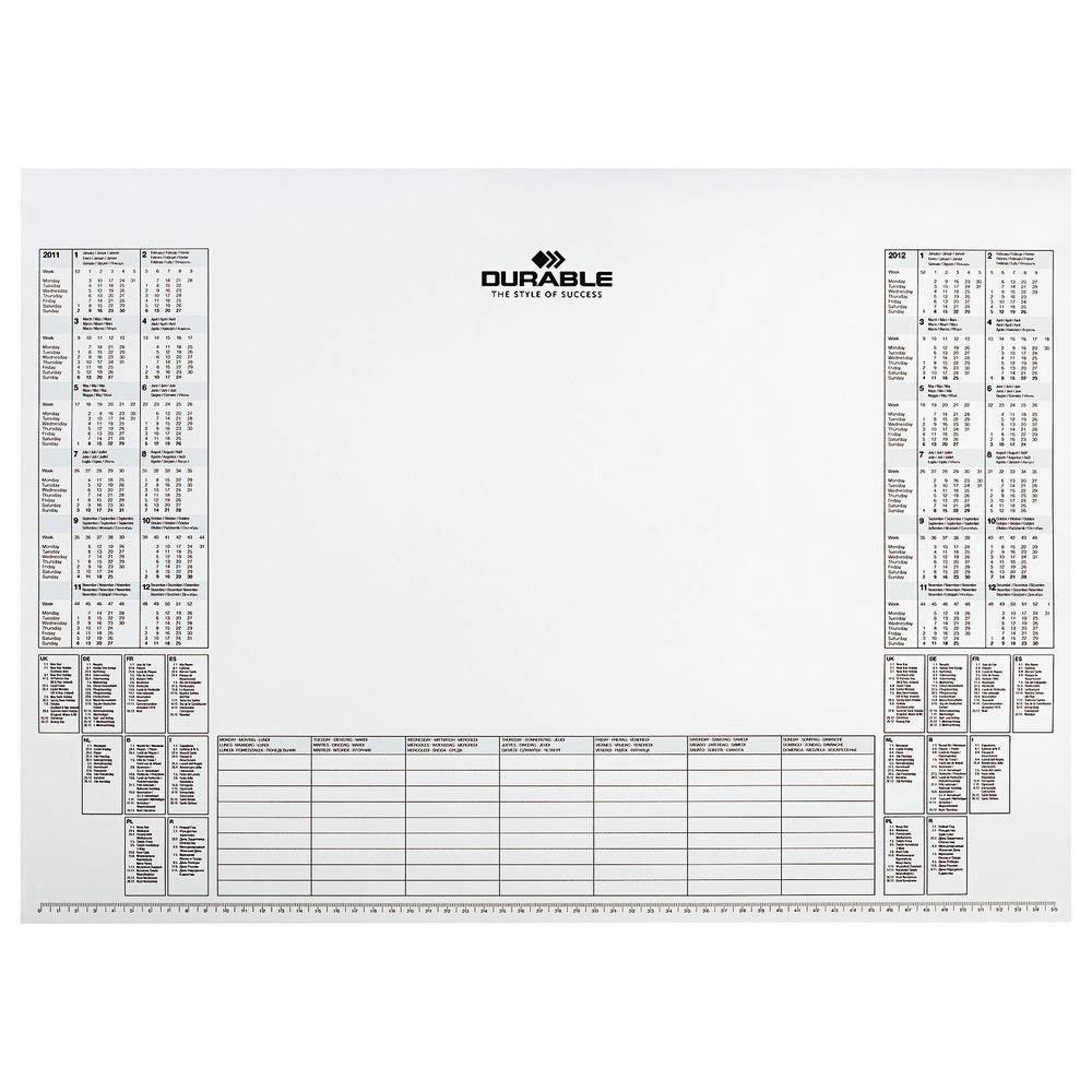 Recharge pour sous-main calendrier Durable - 25 feuilles