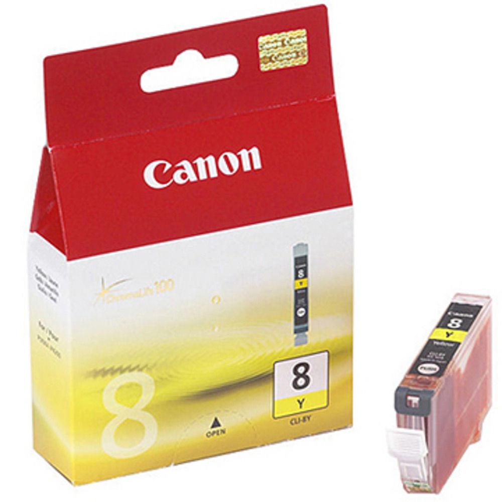 Cartouches pour imprimantes - Canon cartouche d'encre jaune cli-8y