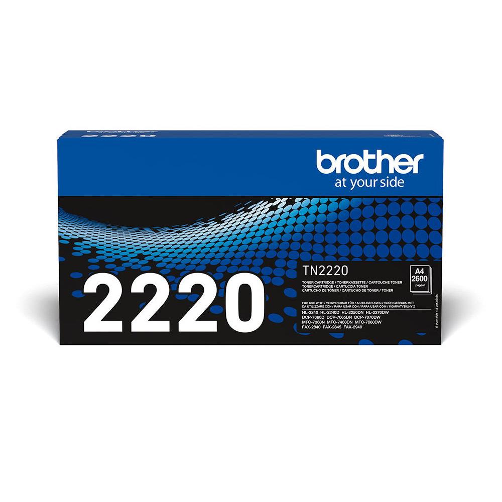Cartouches de toner - Brother tn-2220 - cartouche de toner originale  haut rendement - noir