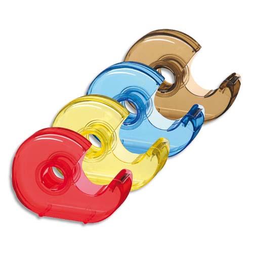 Dvidoir escargot - pour rubans adhsifs 19 mm x 33 m - coloris assortis translucides