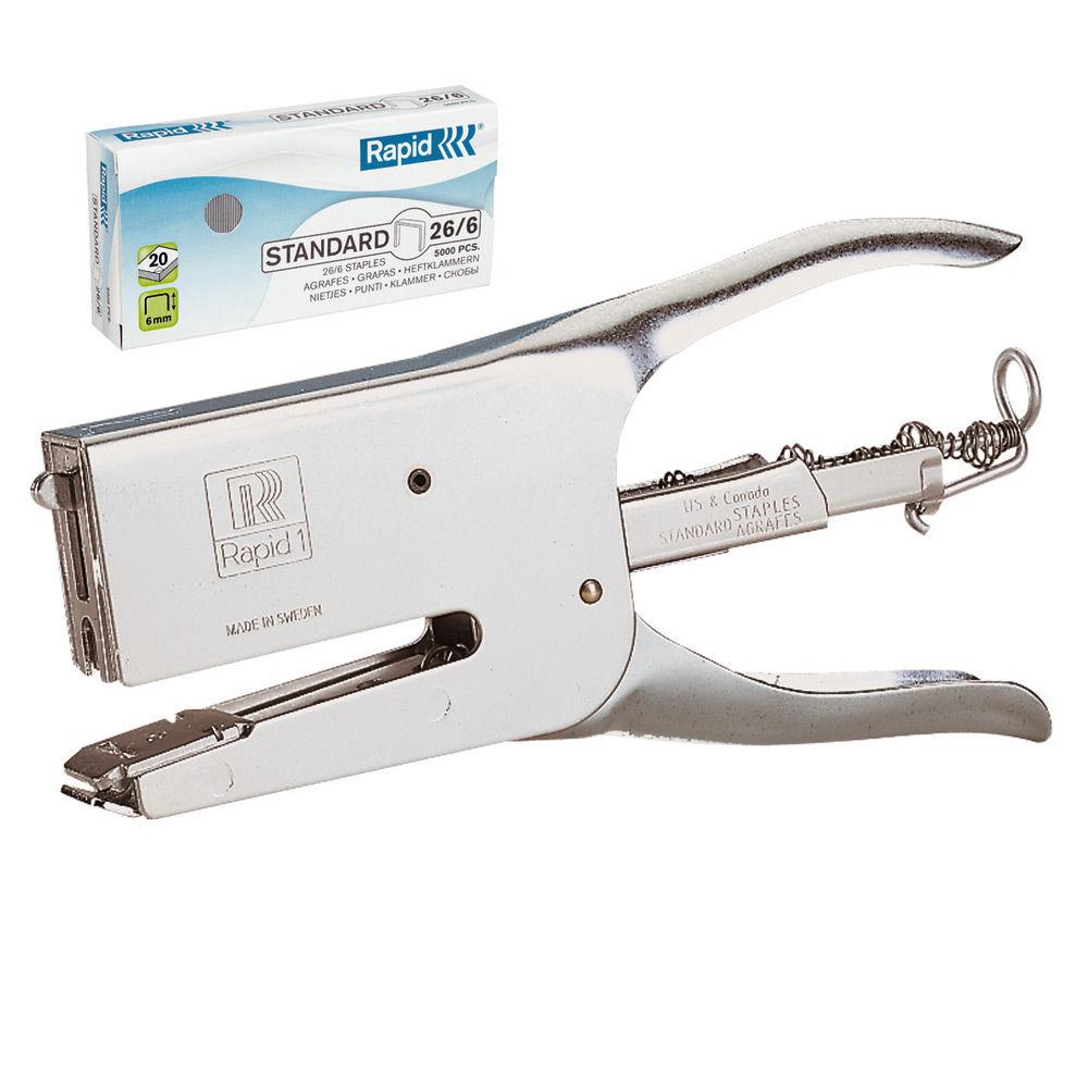 Pack pince agrafeuse grande capacit + 5000 agrafes Rapid