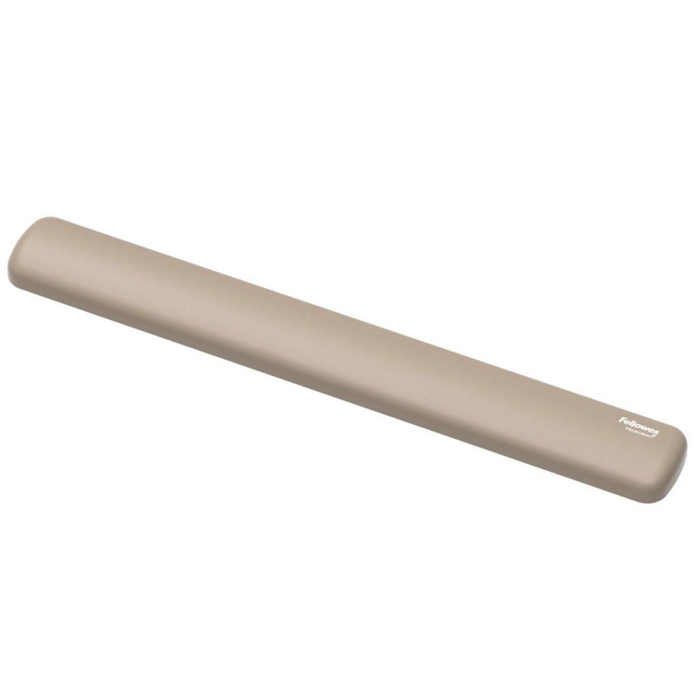 Repose-poignet Breyta Fellowes pour clavier classique - Coussin antibact�rien en silicone doux - L. 47 x P. 6 cm - Sable