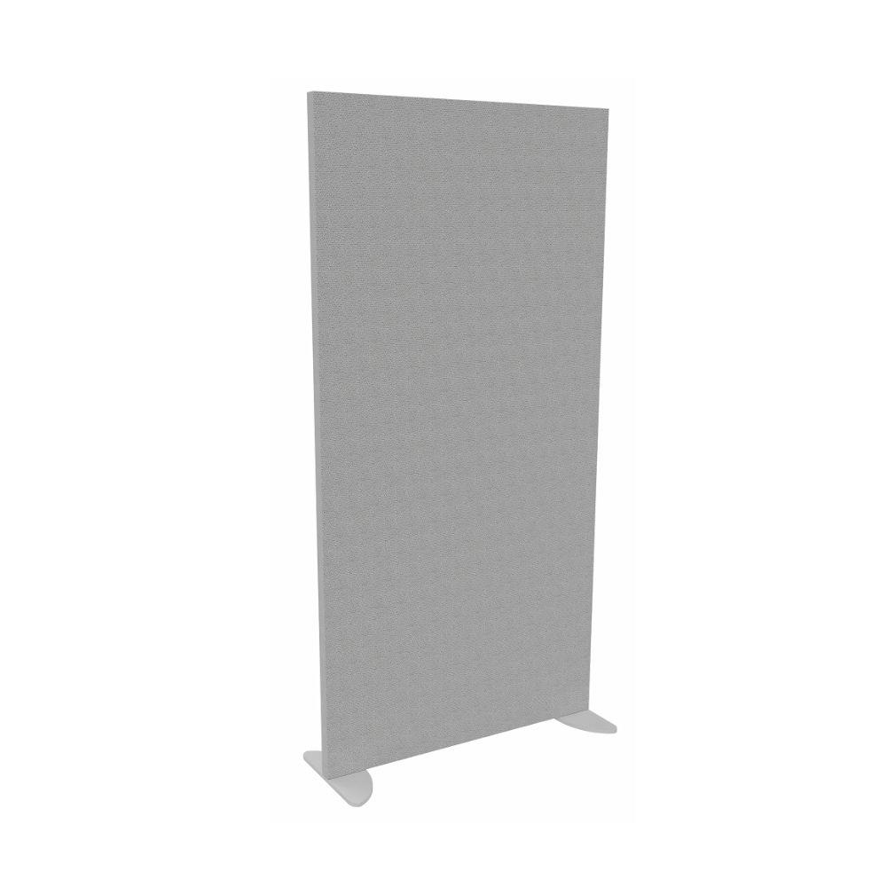 Cloison acoustique individuel Zitto H. 160 x L. 120 cm - Gris - Avec pince de fixation