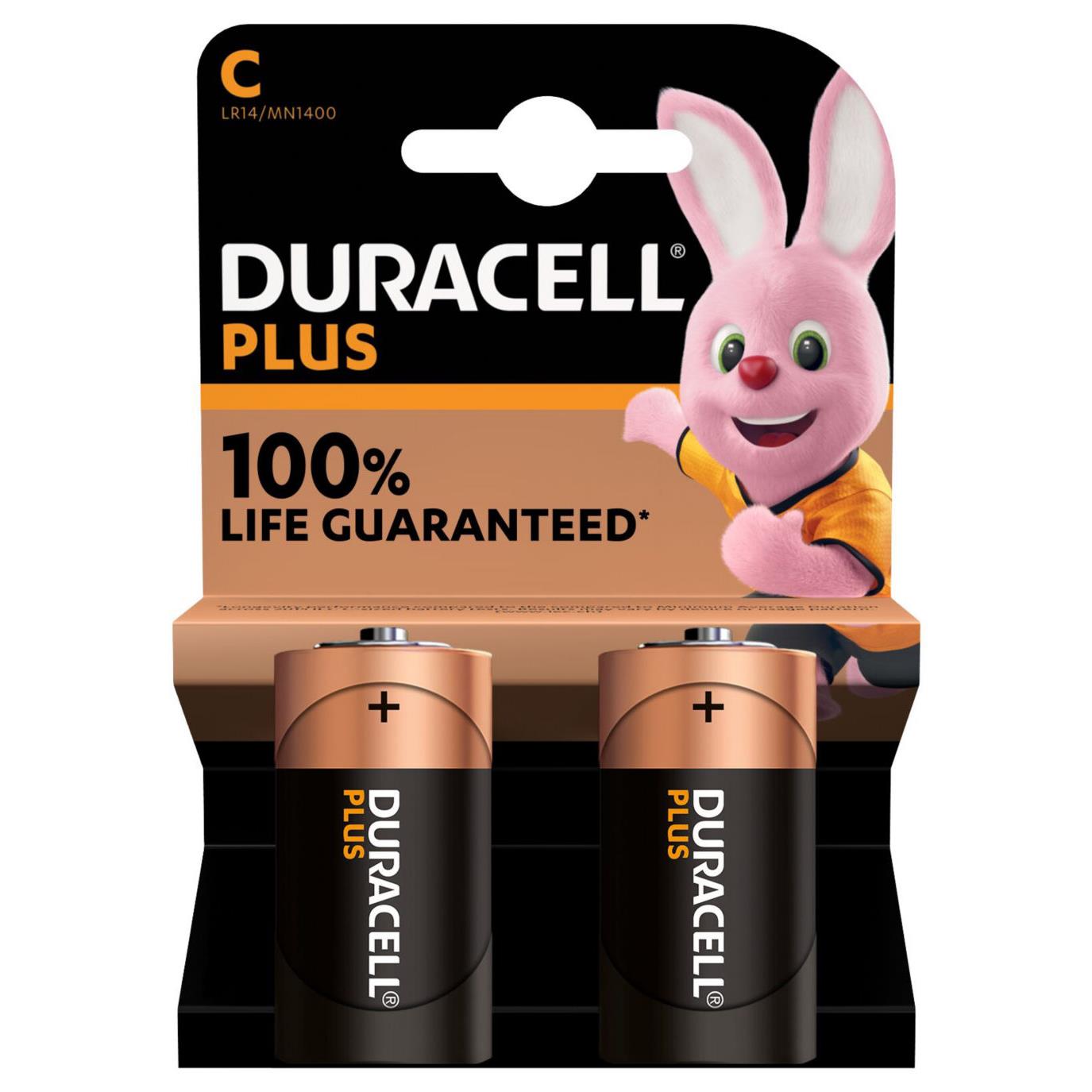 Pile alcaline C / LR14 Max Duracell Plus - Lot de 2