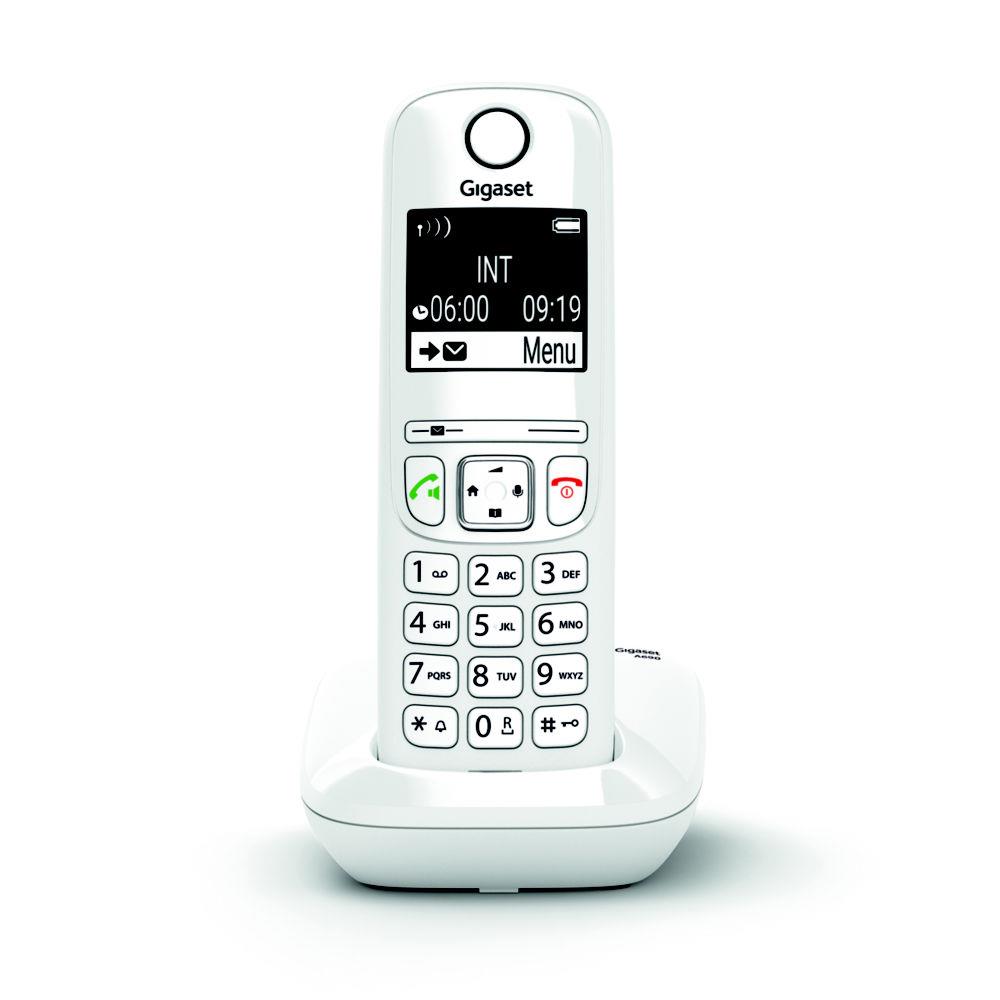 Gigaset as690 tlphone analog/dect blanc