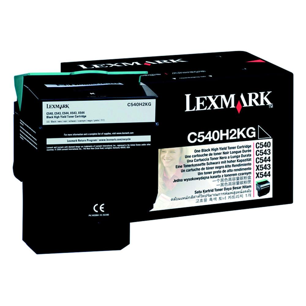 Cartouches de toner - Lexmark c540h2kg cartouche de toner 1 pice(s) original noir