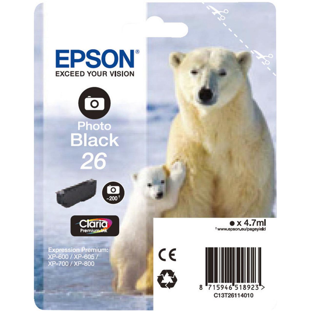 Cartouches pour imprimantes - Epson polar bear cartouche "ours polaire" - encre claria premium n photo