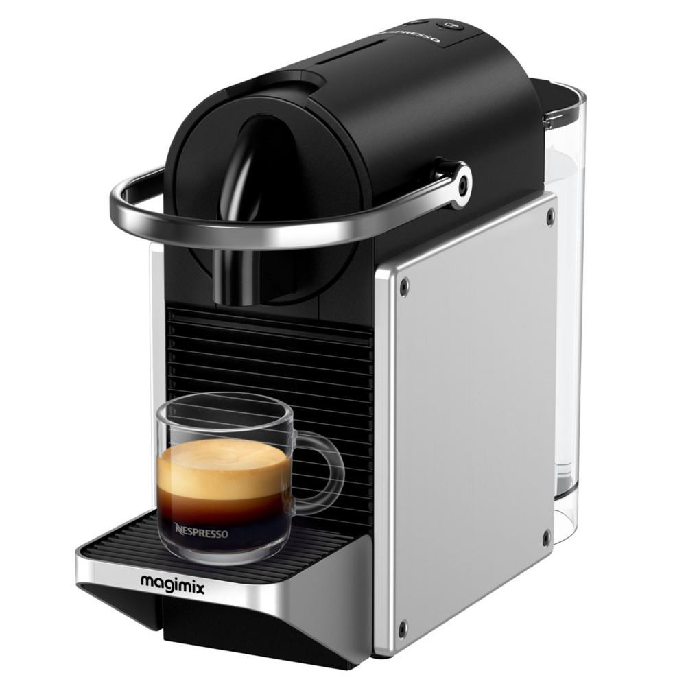 Machine  caf  capsules Nespresso Magimix Pixie M113 - Gris mtal