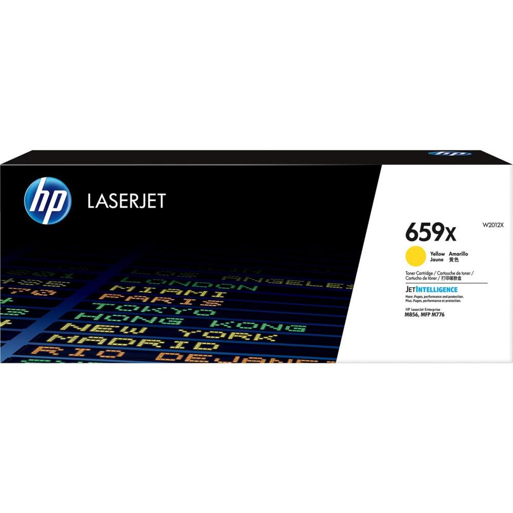 Cartouches de toner - Hp laserjet toner jaune 659x authentique grande capacit