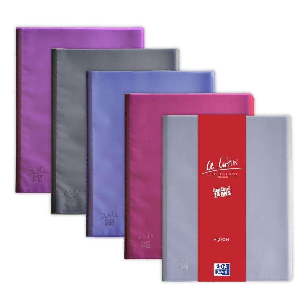 Protge-documents Elba Lutin vision - 20 pochettes - assortis