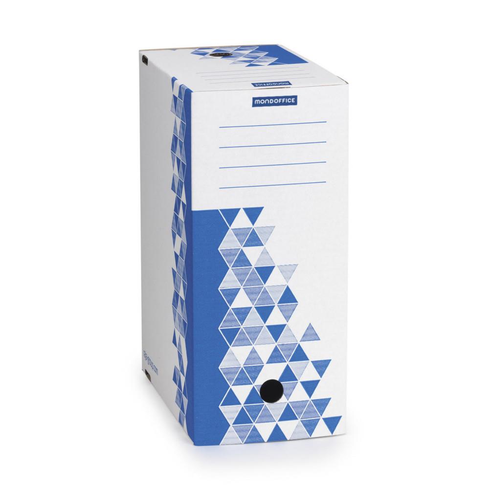 Bo�te archives Mondoffice Premium - Dos 15 cm - Bleu - Lot de 10
