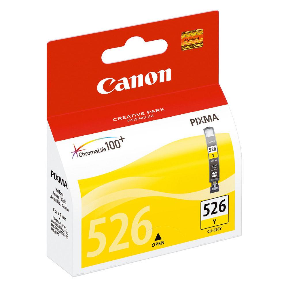 Cartouches pour imprimantes - Canon cartouche d'encre jaune cli-526y