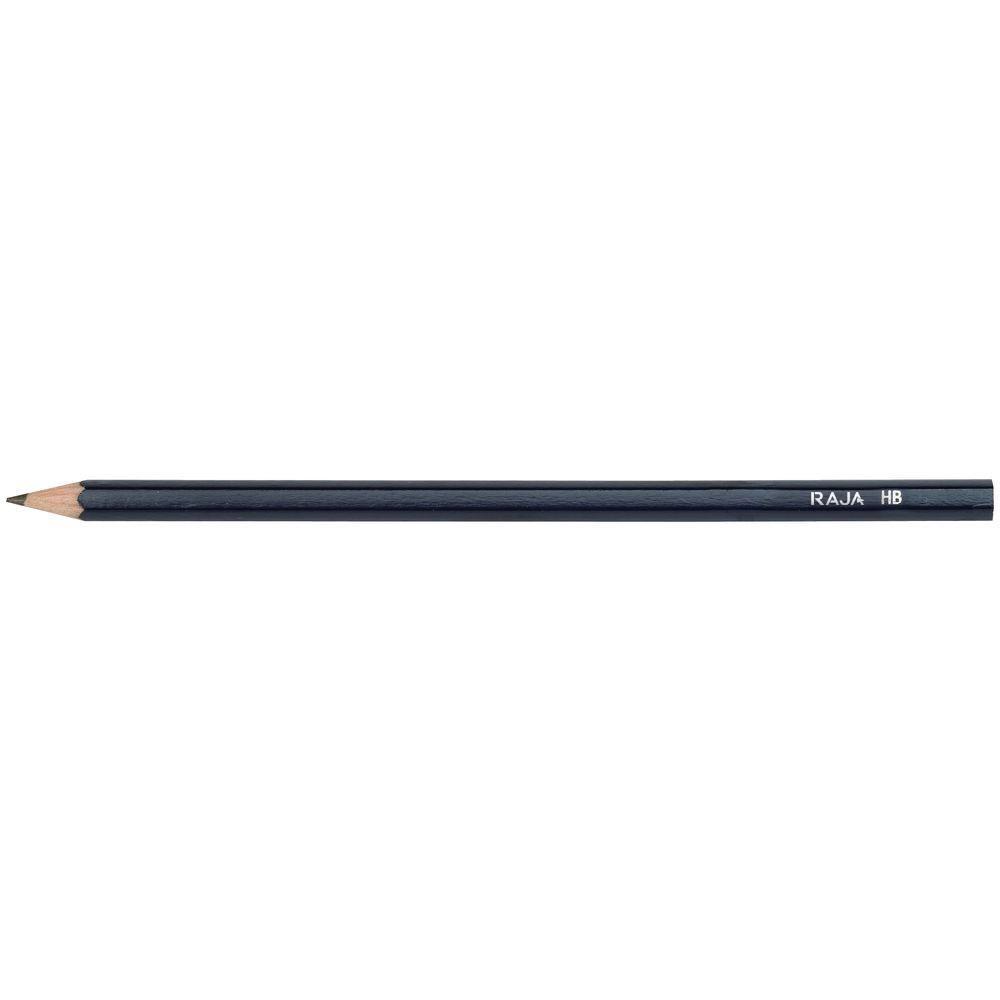 Crayon graphite - mine HB - corps hexagonal noir - paquet 12 units